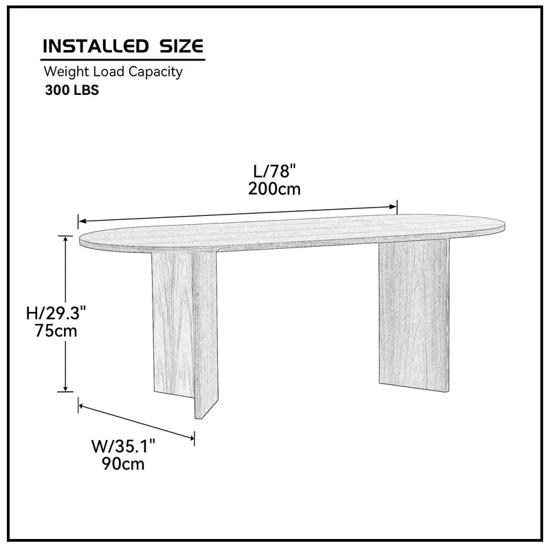 Wood Dining Table Kitchen Table Small Space Dining Table walnut desk top - Urban Living Furniture (Los Angeles, CA)