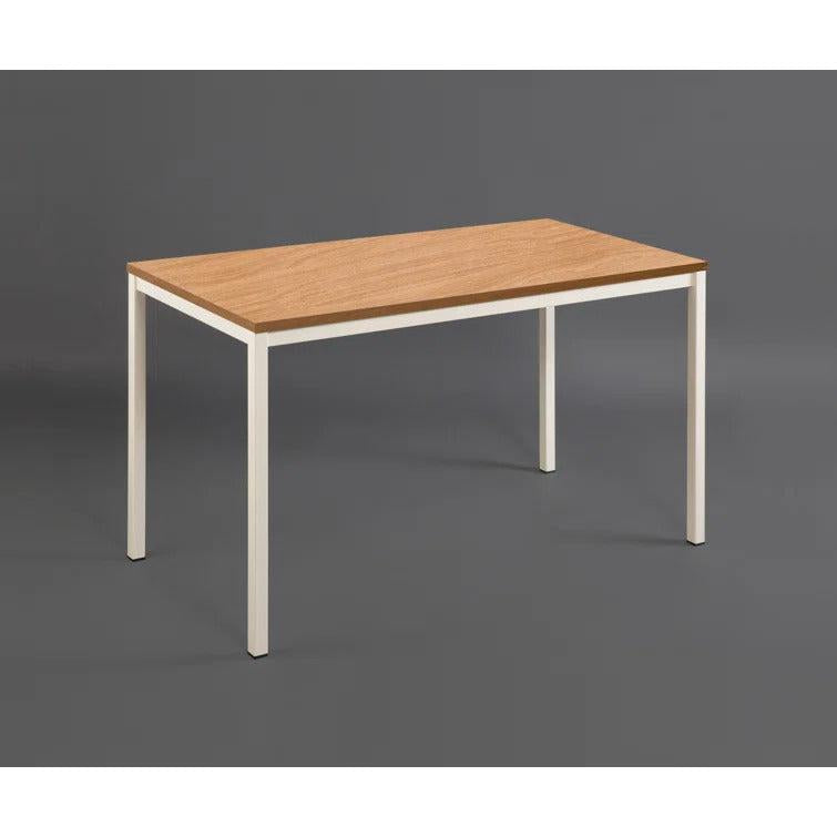 Harry Contemporary Wood and Metal Computer Desk in Oak