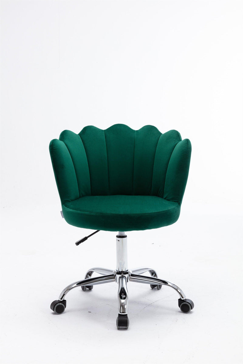 Swivel Shell Chair for Living Room/Bed Room,Modern Leisure office Chair  Green