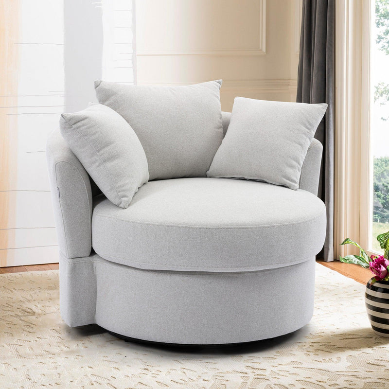 Modern  Akili swivel accent chair  barrel chair  for hotel living room /Modern  leisure chair - Urban Living Furniture (Los Angeles, CA)