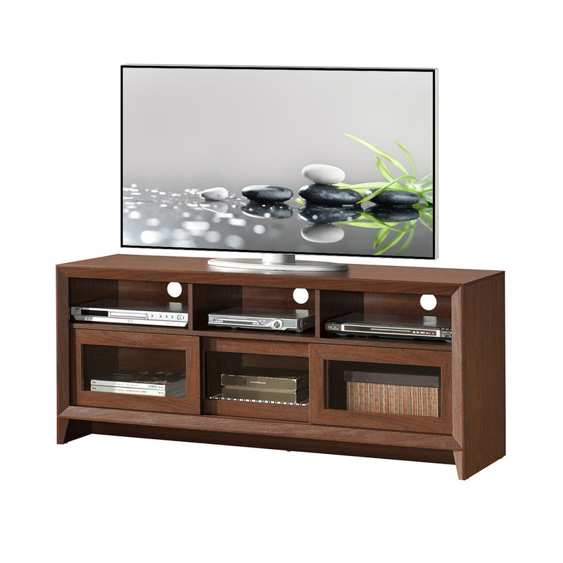 Techni MobiliModern TV Stand withStorage for TVs Up To 60", Hickory - Urban Living Furniture (Los Angeles, CA)