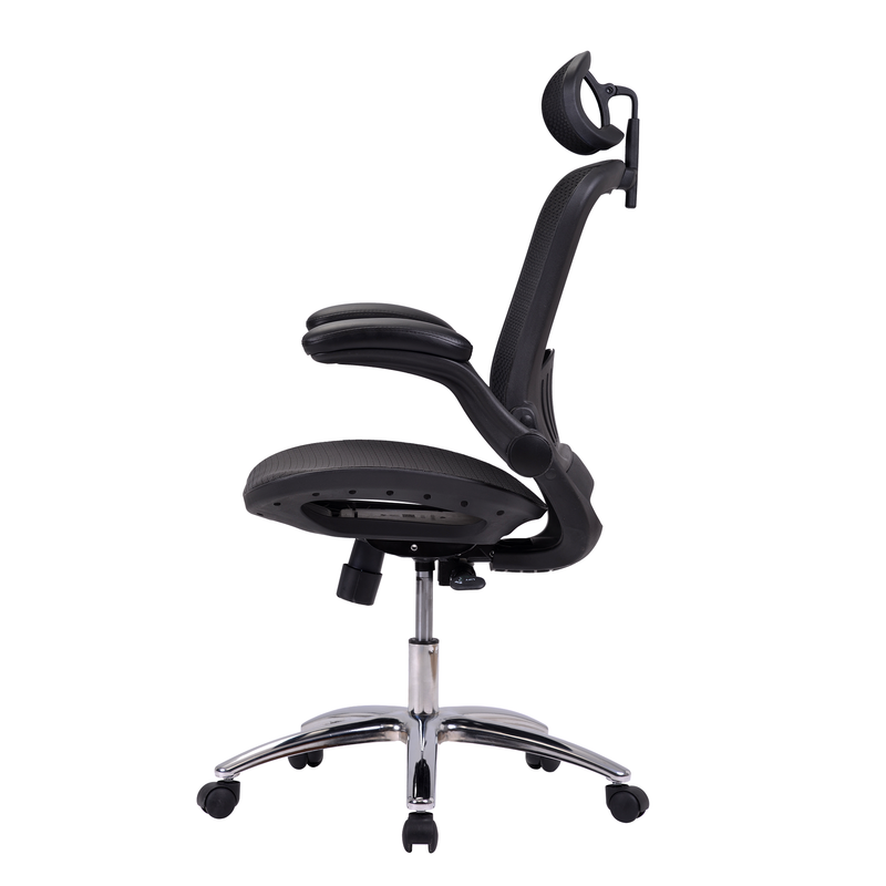 Office Chair - Ergonomic Mesh Chair Computer Chair Home Executive Desk Chair Comfortable Reclining Swivel Chair High Back with Wheels and Adjustable Headrest for Teens/Adults (Black) - Urban Living Furniture (Los Angeles, CA)