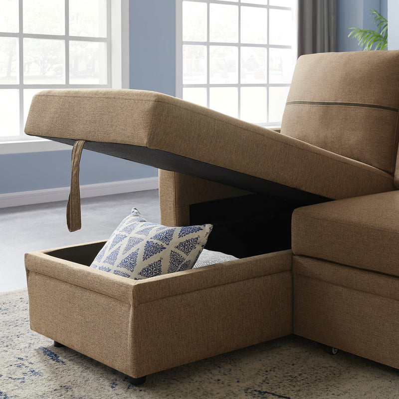 9191 Brown broachingStorage sofa - Urban Living Furniture (Los Angeles, CA)