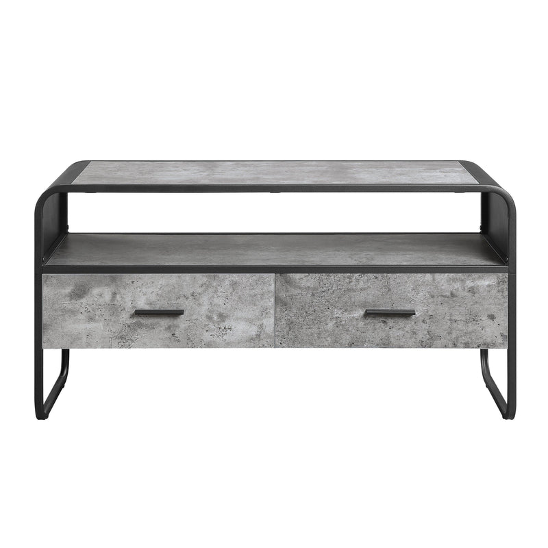 ACME Raziela TV Stand, Concrete Gray & Black Finish LV01143 - Urban Living Furniture (Los Angeles, CA)