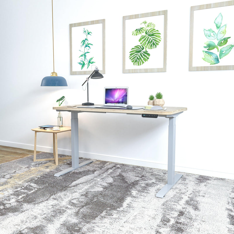 Ergonomic Standing Desk Base Workstation Frame Only，silver grey - Urban Living Furniture (Los Angeles, CA)