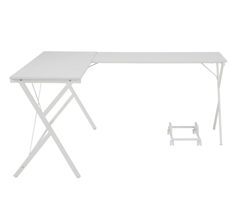 ACME Dazenus Computer Desk in  White Finish OF00050 - Urban Living Furniture (Los Angeles, CA)