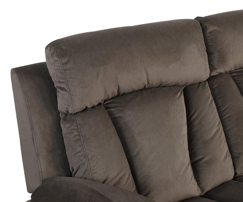 Global United Reclining Transitional Microfiber Fabric Sofa - Urban Living Furniture (Los Angeles, CA)