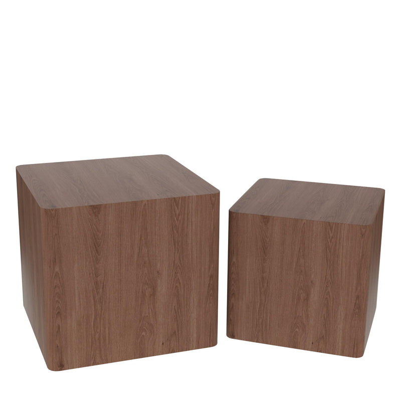 MDF Nesting table/side table/coffee table/end table for living room,office,bedroom Walnut，set of 2 - Urban Living Furniture (Los Angeles, CA)