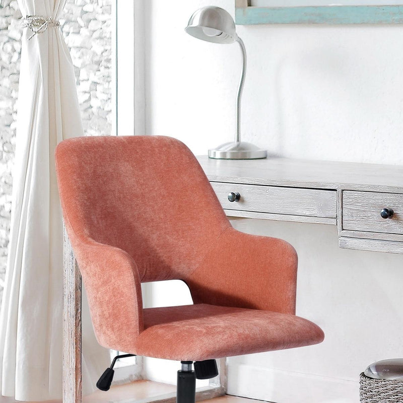 Upholstered Task Chair/ Home Office Chair- coral - Urban Living Furniture (Los Angeles, CA)