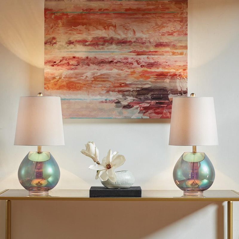 Ranier Iridescent Glass Table Lamp - Urban Living Furniture (Los Angeles, CA)