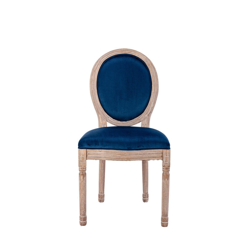 Upholstered Velvet  French Dining  Chair with rubber legs,Set of 2 - Urban Living Furniture (Los Angeles, CA)