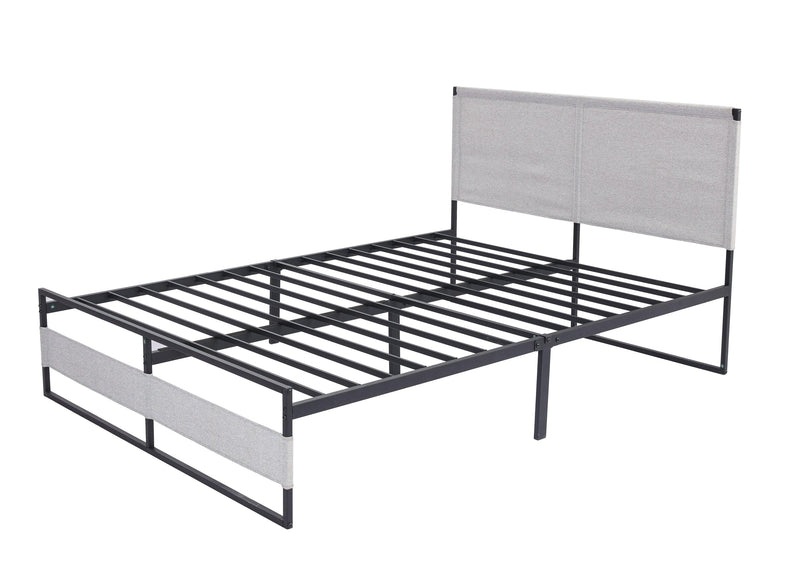 V4 Metal Bed Frame 14 Inch King Size with Headboard and Footboard, Mattress Platform with 12 InchStorage Space - Urban Living Furniture (Los Angeles, CA)