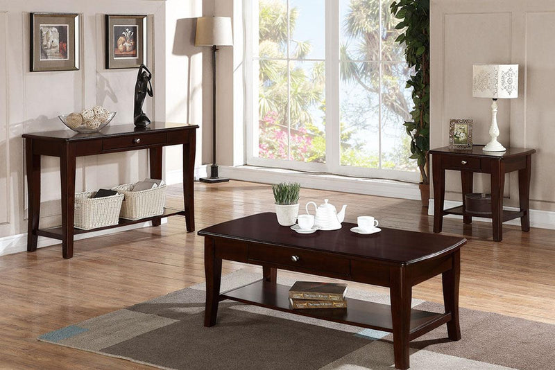 Modern Wooden Brown End Table Living Room Sofa Side Table - Urban Living Furniture (Los Angeles, CA)