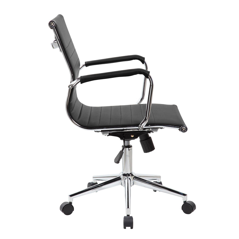 Techni MobiliModern Medium Back Executive Office Chair, Black - Urban Living Furniture (Los Angeles, CA)