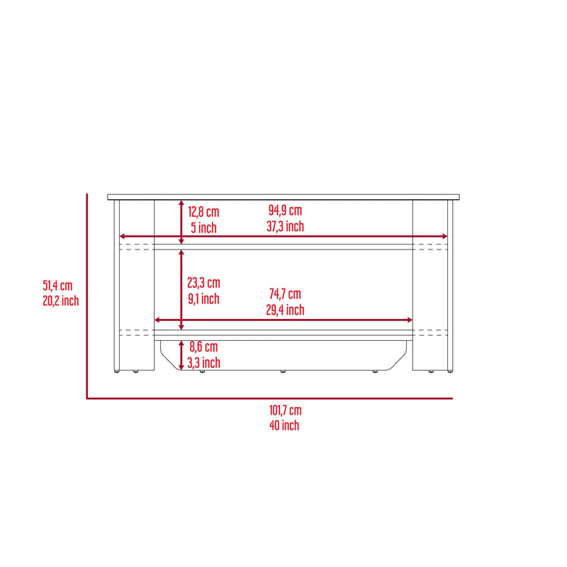 Karmen 1-Shelf Lid TopStorage Table Dark Brown - Urban Living Furniture (Los Angeles, CA)