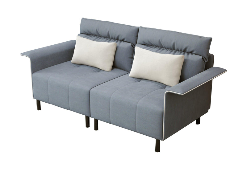 Sofa Couch,  Mid-Century Tufted Love Seat for Living Room(LIGHT GREY) - Urban Living Furniture (Los Angeles, CA)