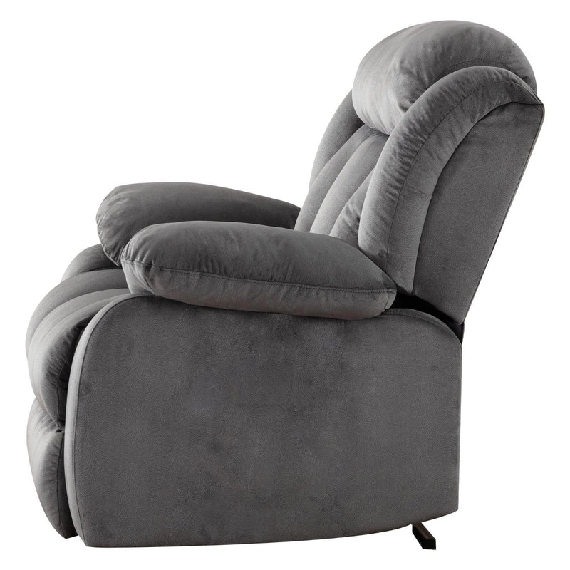 Power Massage Lift Recliner Chair with Heat & Vibration for Elderly, Heavy Duty and Safety Motion Reclining Mechanism - Antiskid Fabric Sofa Contempoary Overstuffed Design (Grey) - Urban Living Furniture (Los Angeles, CA)