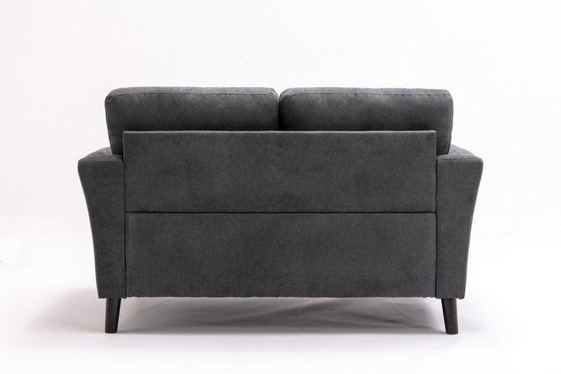 Damian Gray Velvet Fabric Sofa Loveseat Chair Living Room Set - Urban Living Furniture (Los Angeles, CA)