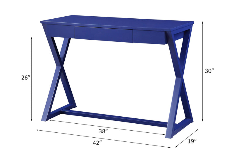 ACME Nalo Writing Desk, Twilight Blue Finish OF00173 - Urban Living Furniture (Los Angeles, CA)