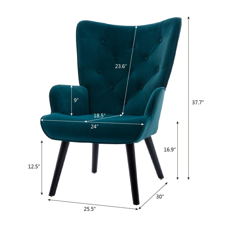 Accent chair  Living Room/Bed Room,Modern Leisure  Chair  Teal - Urban Living Furniture (Los Angeles, CA)