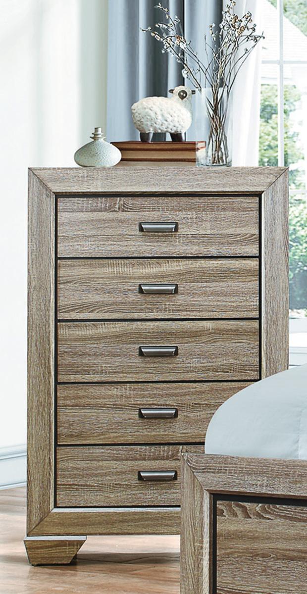 Homelegance Beechnut 5 Drawer Chest in Natural 1904-9 - Urban Living Furniture (Los Angeles, CA)