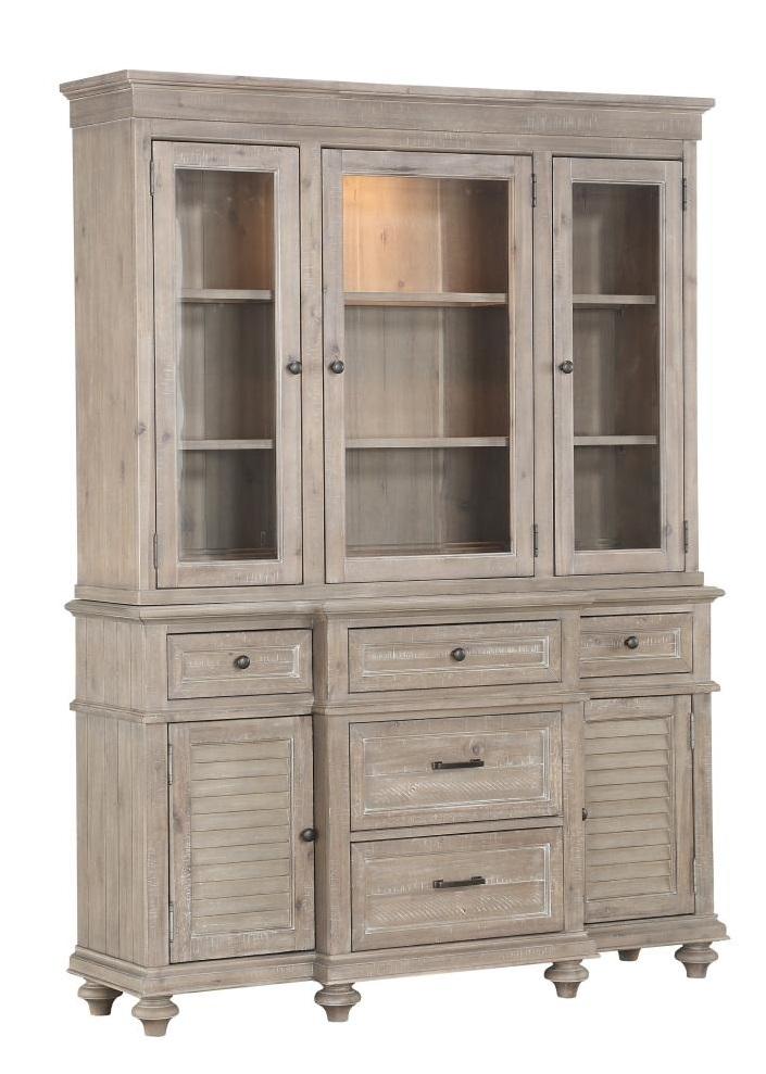 Homelegance Cardano Buffet & Hutch in Light Brown 1689BR-50* - Urban Living Furniture (Los Angeles, CA)