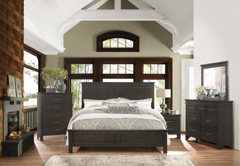 Homelegance Blaire Farm Full Panel Bed in Saddle Brown Wood 1675F-1* - Urban Living Furniture (Los Angeles, CA)