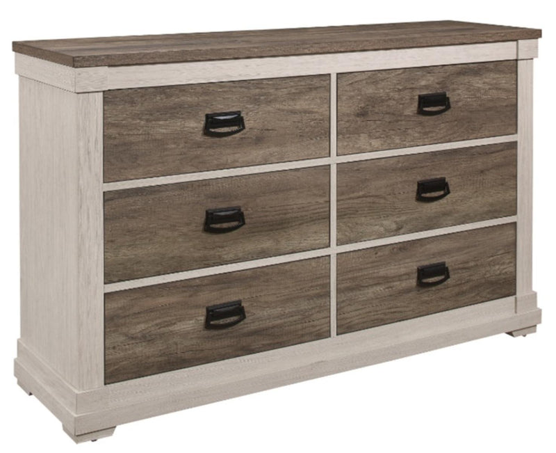 Homelegance Arcadia Dresser in White & Weathered Gray 1677-5 - Urban Living Furniture (Los Angeles, CA)