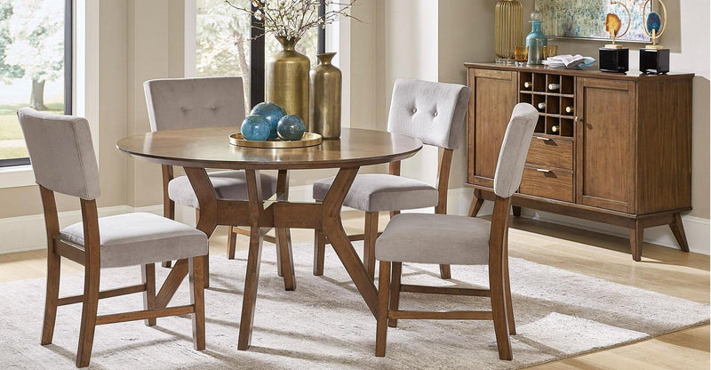 Homelegance Edam Round Dining Table in Light Oak 5492-52 - Urban Living Furniture (Los Angeles, CA)