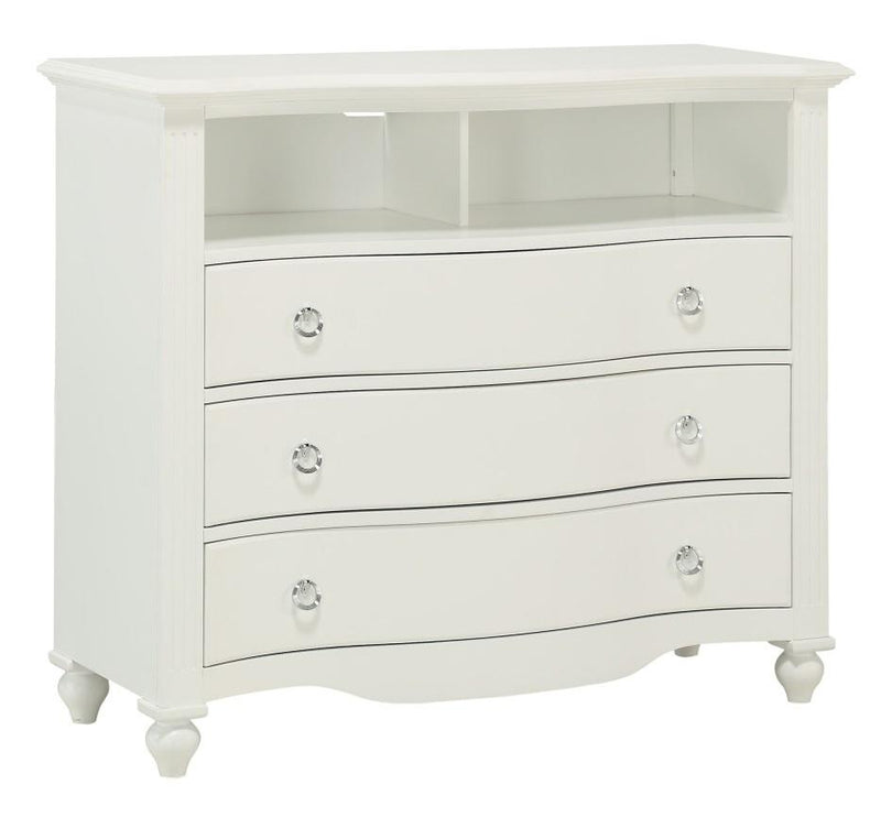 Homelegance Meghan 3 Drawer Media Chest in White 2058WH-11 - Urban Living Furniture (Los Angeles, CA)