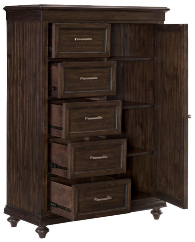 Homelegance Cardona Wardrobe Chest in Driftwood Charcoal 1689-10 - Urban Living Furniture (Los Angeles, CA)