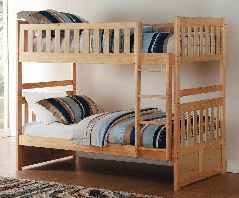 Homelegance Bartly Twin/Twin Bunk Bed in Natural B2043-1* - Urban Living Furniture (Los Angeles, CA)