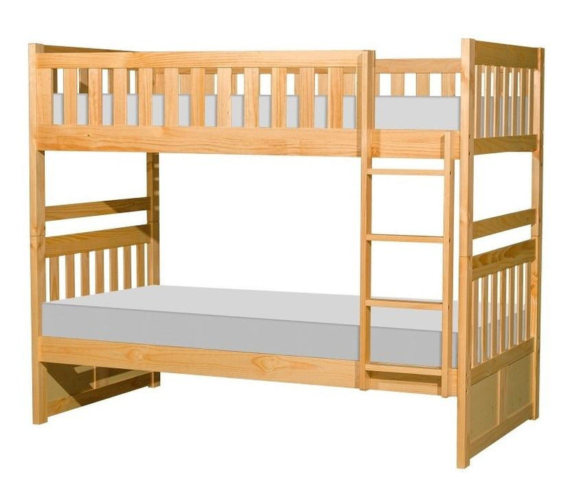 Homelegance Bartly Twin/Twin Bunk Bed in Natural B2043-1* - Urban Living Furniture (Los Angeles, CA)