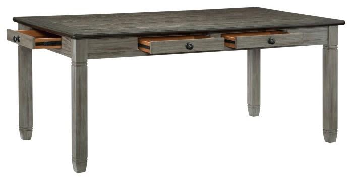 Homelegance Granby Dining Table in Coffee and Antique Gray 5627GY-72 - Urban Living Furniture (Los Angeles, CA)