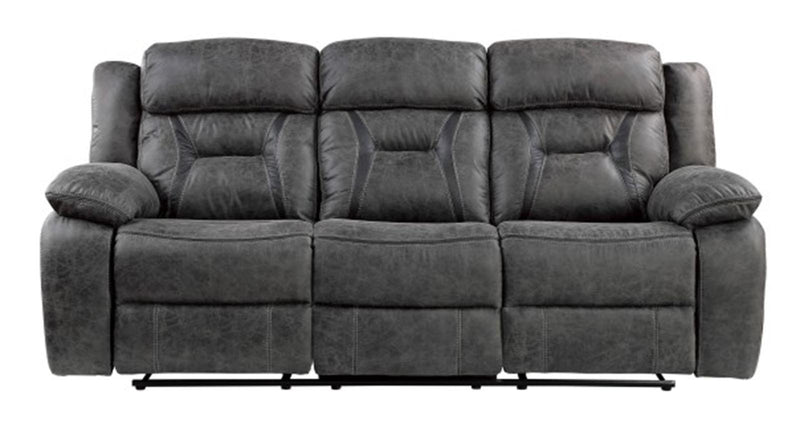 Homelegance Furniture Madrona Hill Double Reclining Sofa in Gray 9989GY-3 - Urban Living Furniture (Los Angeles, CA)