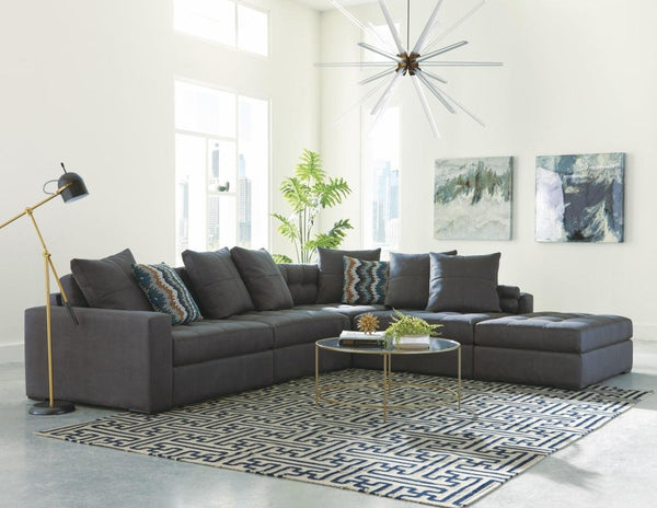 Jonathan Louis Noah Sectional - Hugo Charcoal image