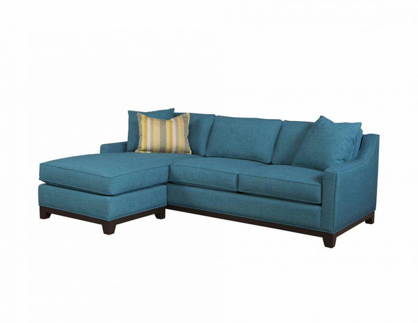 Jonathan Louis Janet Blue Sofa Chaise image