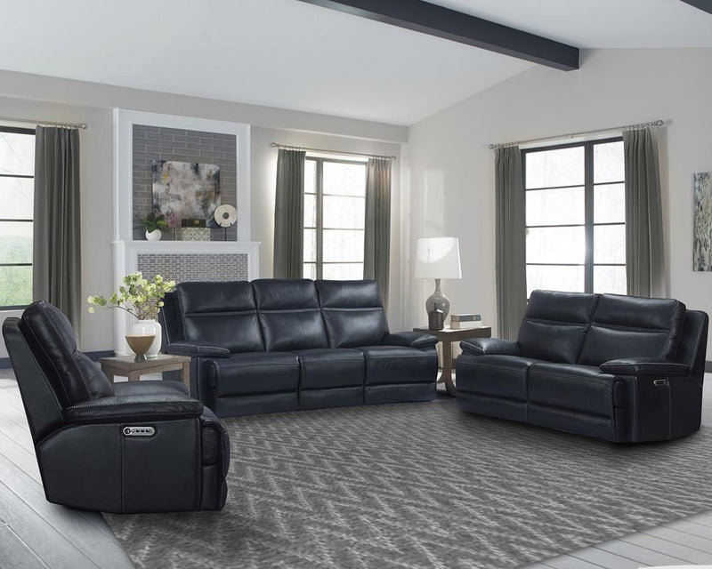 Parker House Paxton Power Recliner in Navy
