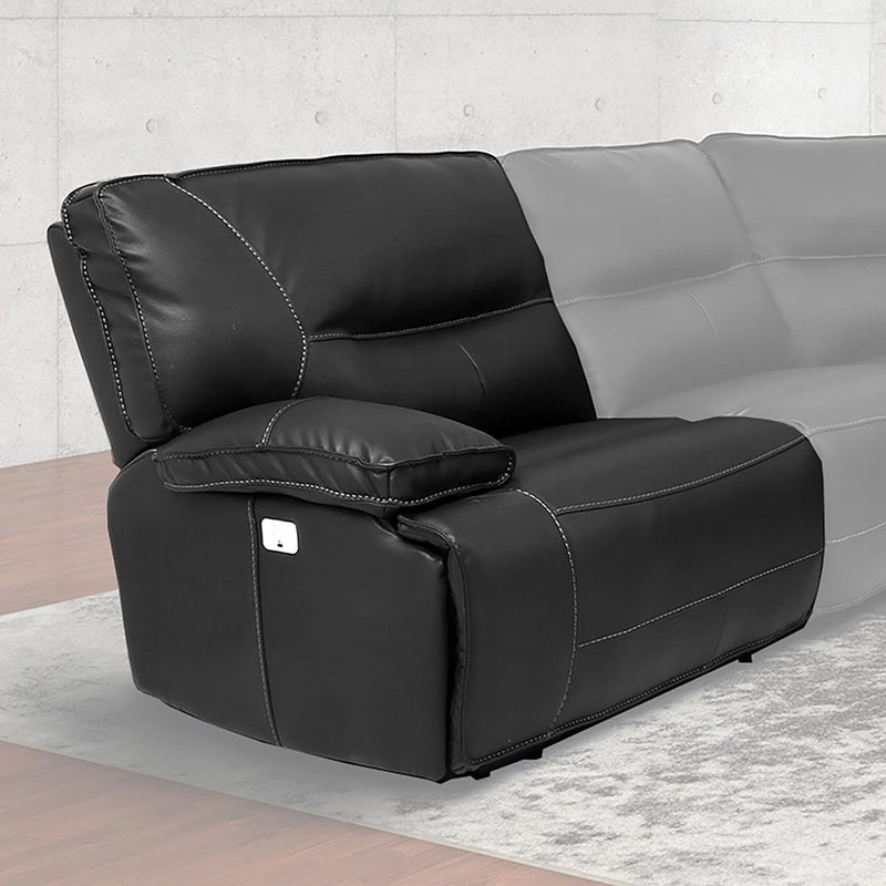 Parker House Spartacus Power Left Arm Facing Recliner in Black image