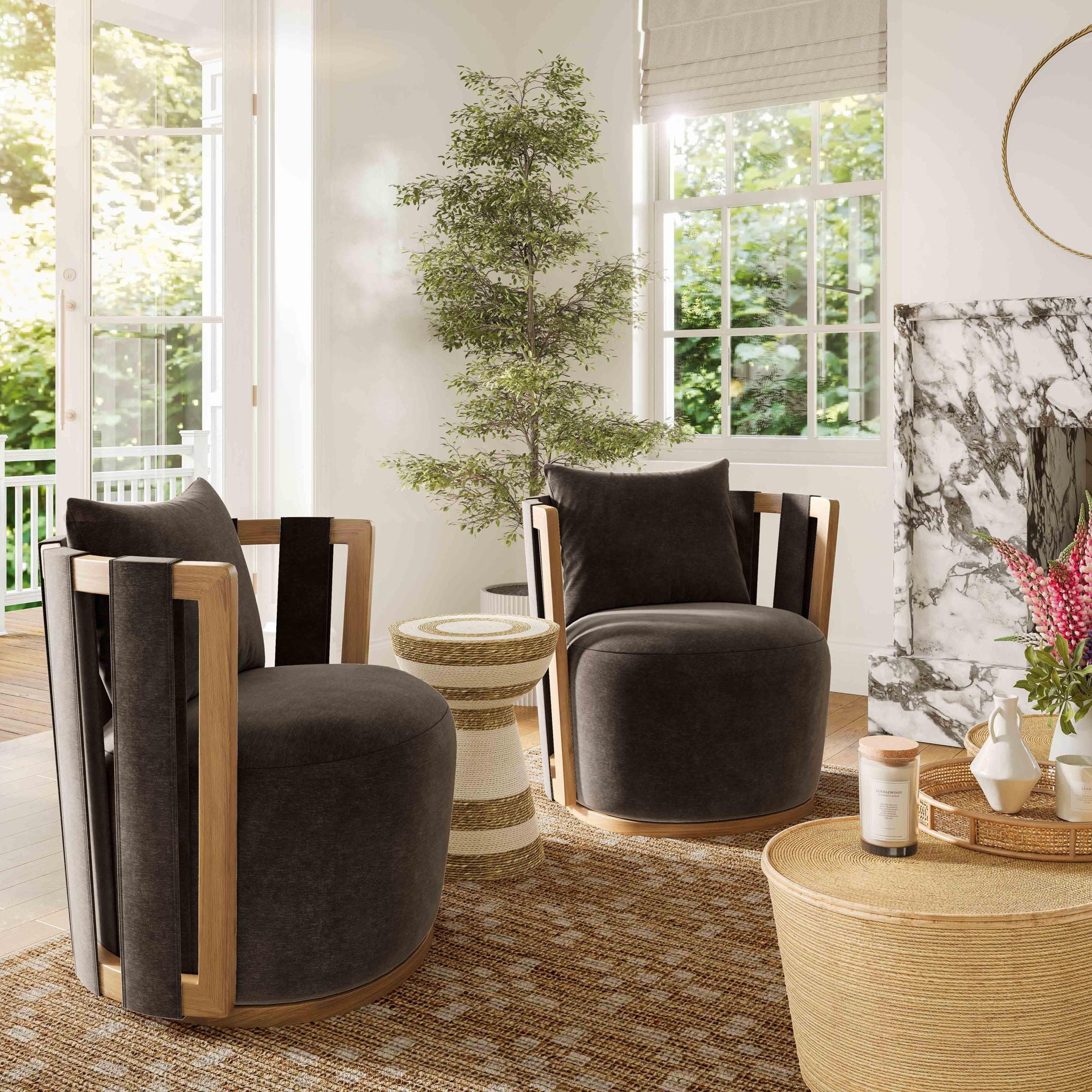 Paolo - Swivel Chair - Urban Living Furniture (Los Angeles, CA)
