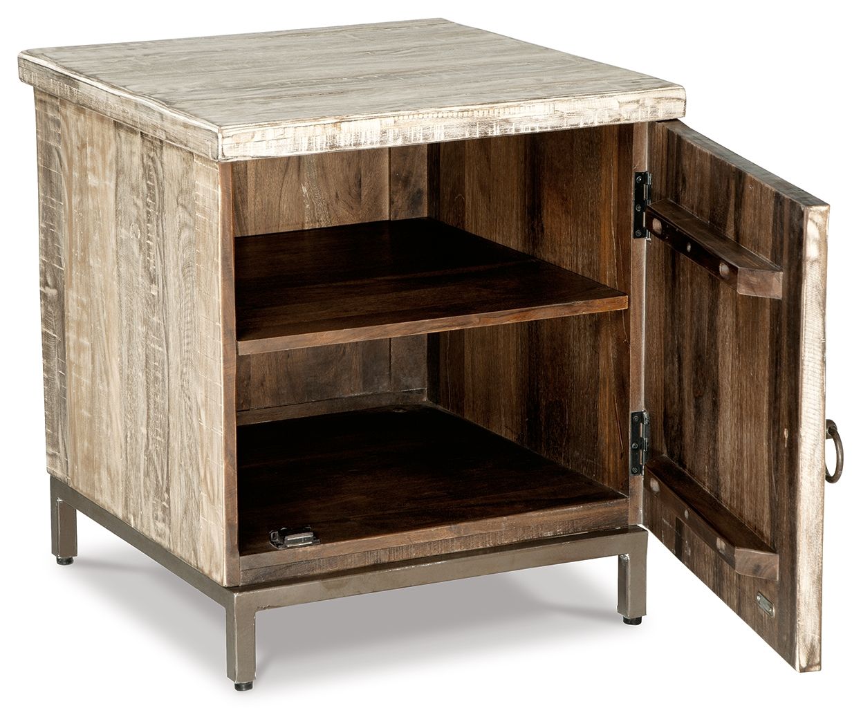 Laddford - Accent Cabinet - Shelf - Whitewash - Urban Living Furniture (Los Angeles, CA)