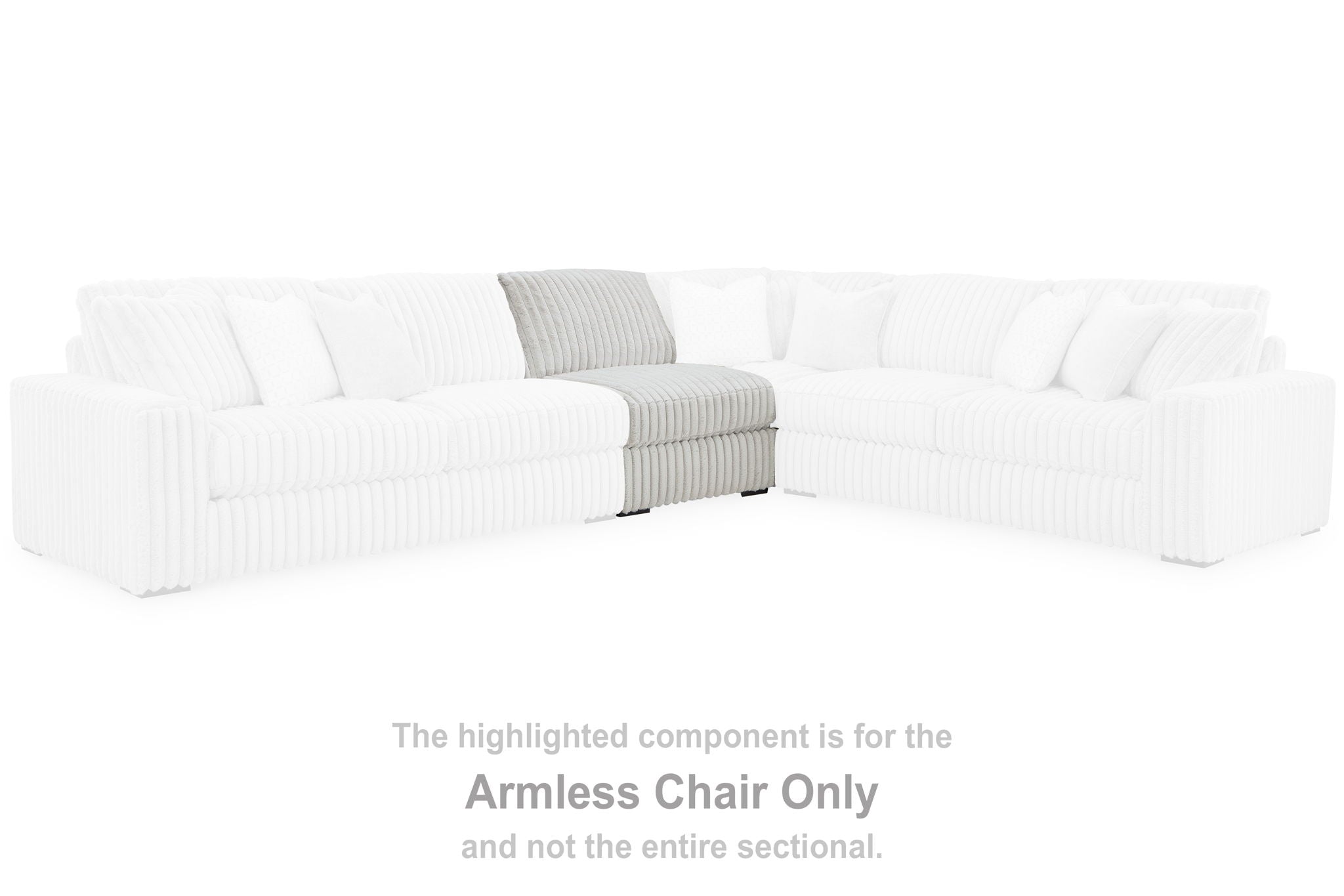 Stupendous - Alloy - Armless Chair - Urban Living Furniture (Los Angeles, CA)