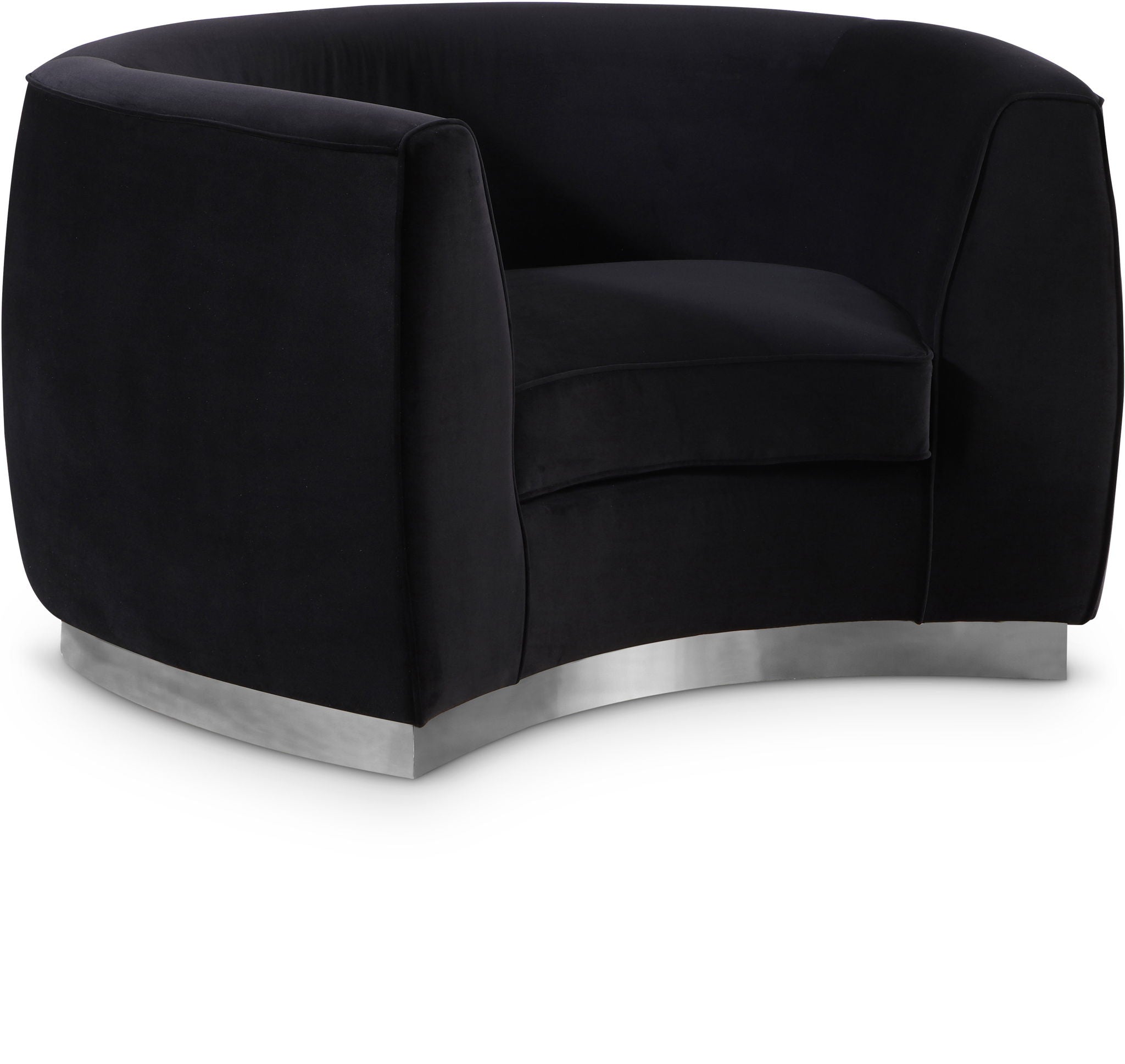 Julian - Chair with Chrome Base - Urban Living Furniture (Los Angeles, CA)