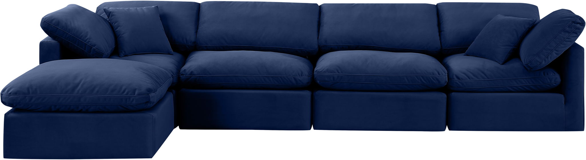 Indulge - Velvet 5 Piece Modular Sectional With Chaise - Urban Living Furniture (Los Angeles, CA)