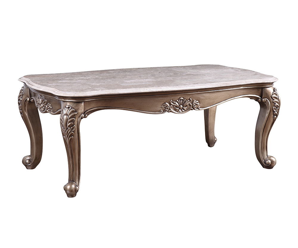 Jayceon - Coffee Table - Marble Top & Champagne - Urban Living Furniture (Los Angeles, CA)