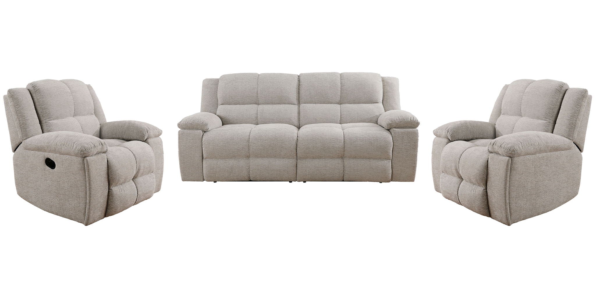 Buster - Manual Glider Reclining Sofa Set - Urban Living Furniture (Los Angeles, CA)