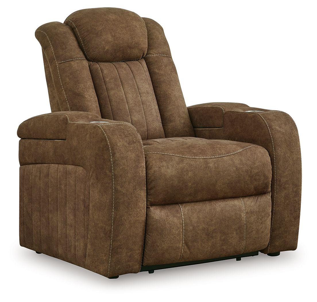 Wolfridge - Brindle - Power Recliner/Adj Headrest - Urban Living Furniture (Los Angeles, CA)