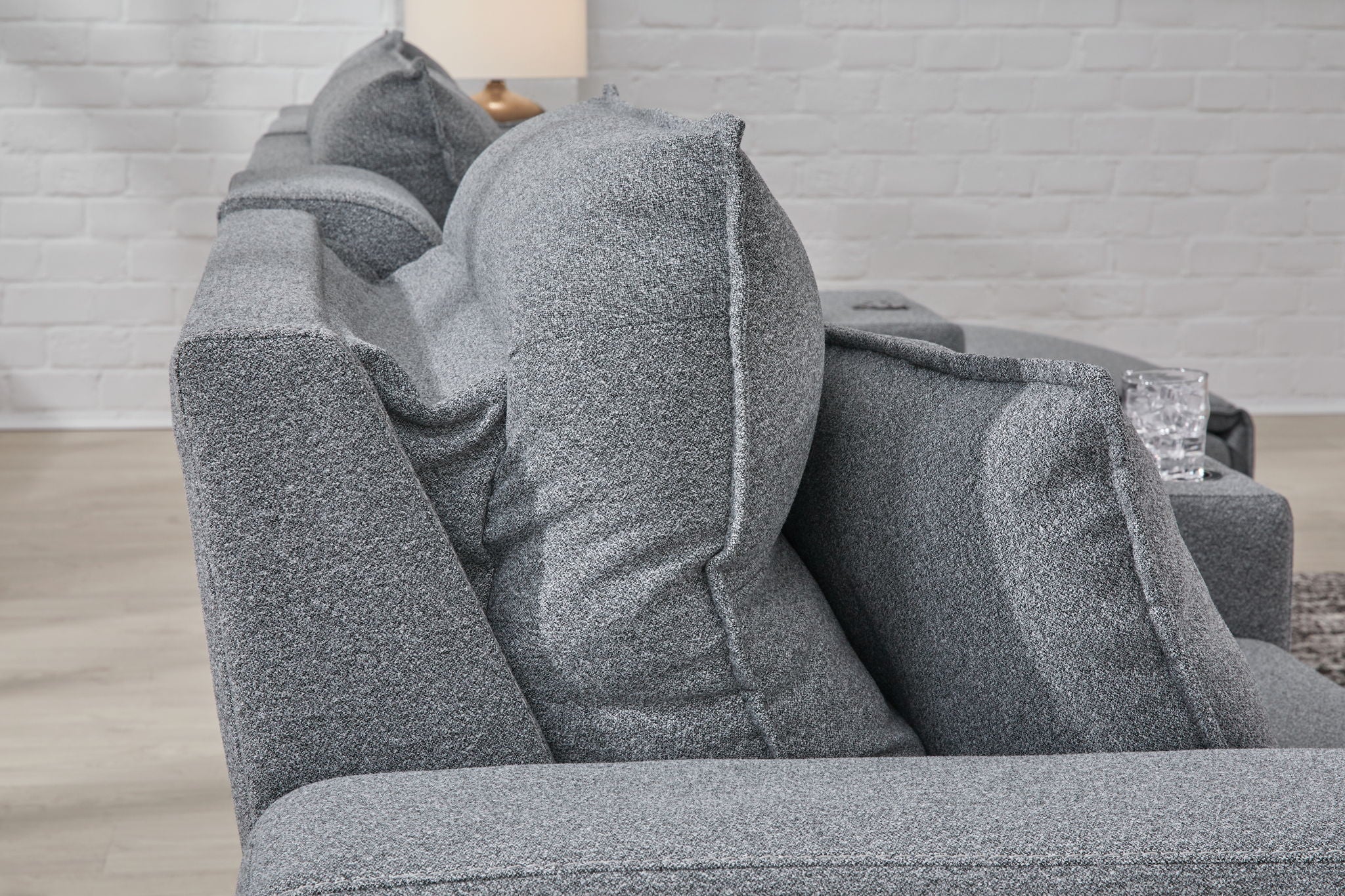 ModMax II - Salt And Pepper - Reclining Sectional - Urban Living Furniture (Los Angeles, CA)