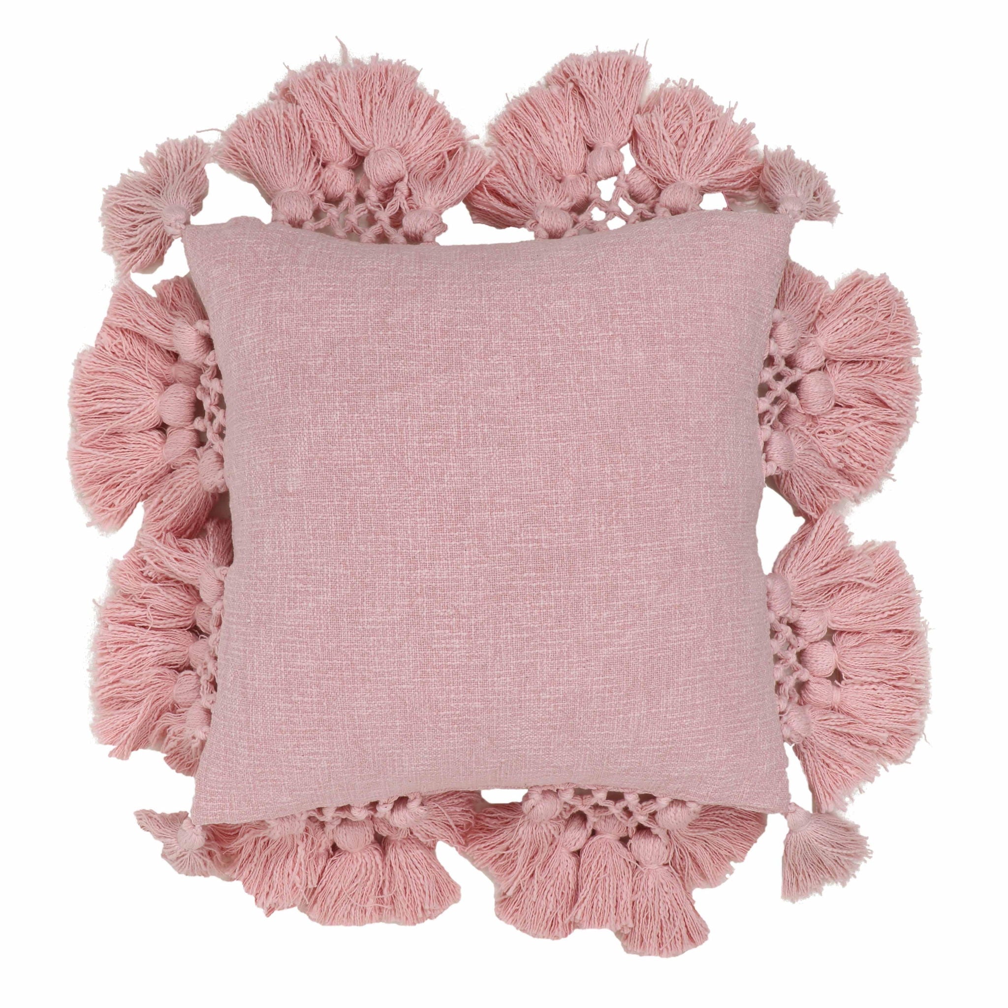Stone Washed - Cotton Tasseled Pillow - Urban Living Furniture (Los Angeles, CA)
