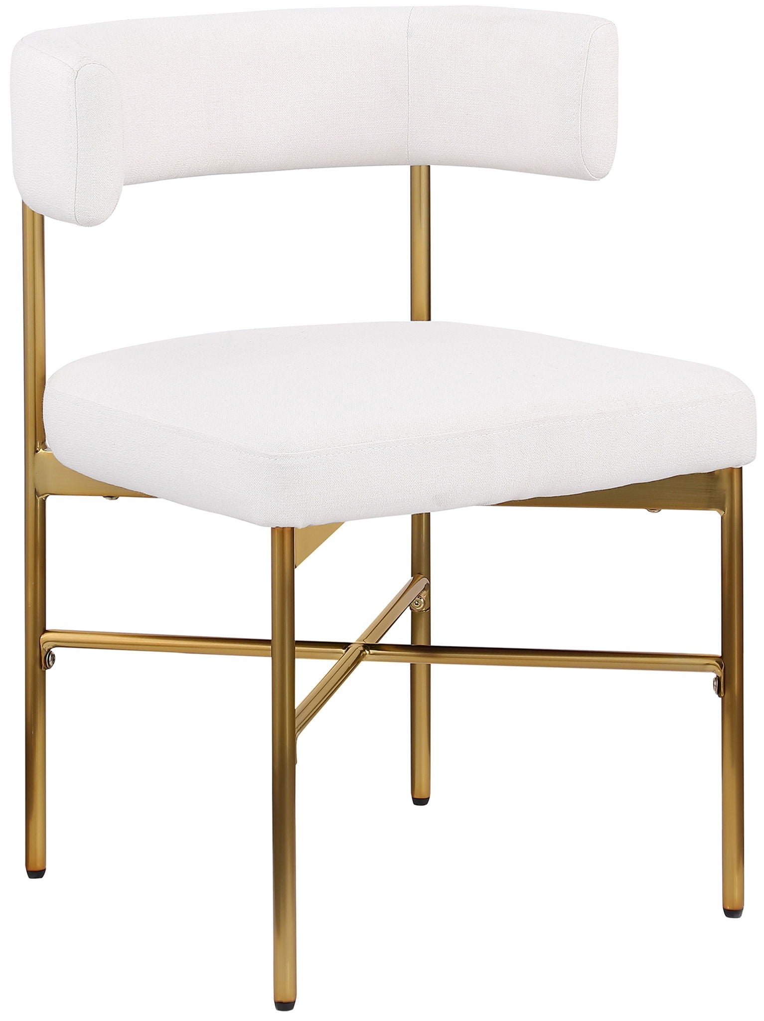 Rivage - Durable Dining Chair With Gold Frame (Set of 2) - Urban Living Furniture (Los Angeles, CA)